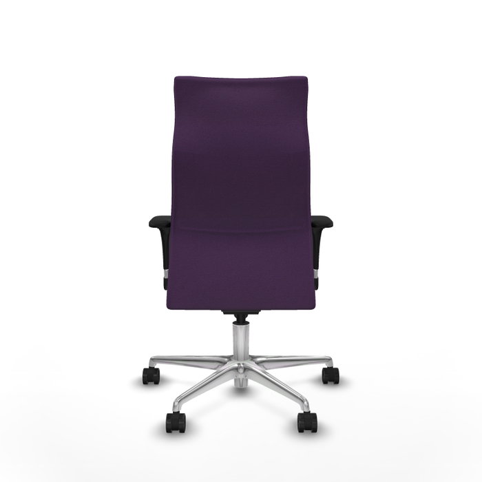 Piqueras Y Crespo Fauteuil Albacete, Mécanisme Synchrone, Tissu Violet, Base Aluminium, Accoudoirs 1D Piqueras Y Crespo Fauteuil Albacete, Mécanisme Synchrone, Tissu Violet, Base Aluminium, Accoudoirs 1D