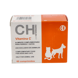 CHEMICAL IBERICA VET Vitamine C 60 comprimés