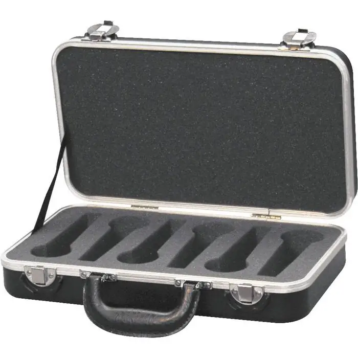 GATOR Étui en polyéthylène pour 6 microphones - 6 Gator GATOR Étui en polyéthylène pour 6 microphones - 6 Gator