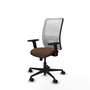 PIQUERAS Y CRESPO Chaise Zulema Synchro, Marron foncé, Accoudoirs 2D