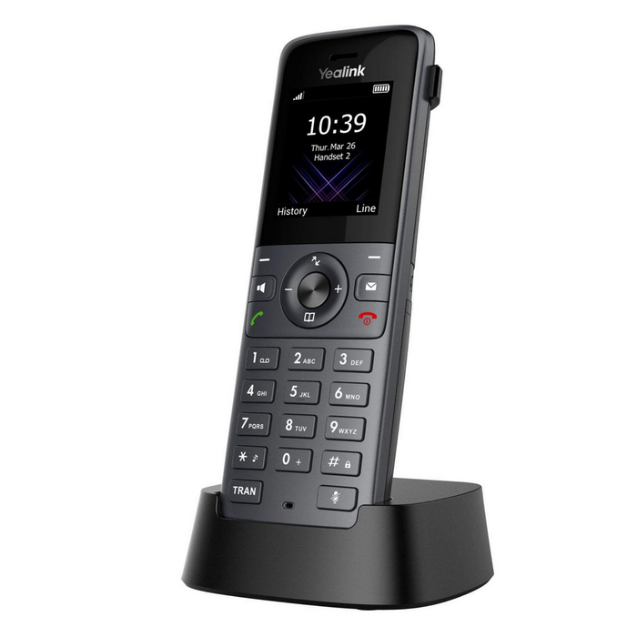 Yealink W74H 1302008 - Combine téléphonique mains-libres sans fil - Noir Yealink W74H 1302008 - Combine téléphonique mains-libres sans fil - Noir