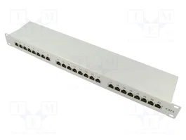 GOOBAY Panneau de brassage Cat 6 24 ports RJ45 1U 19 pouces