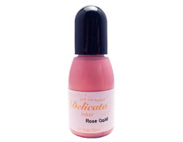 Tsukineko Encre DELICATA Recharge Rosa oro Brillante 15ml