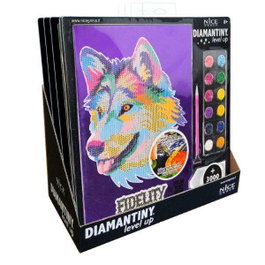 Nice Diamantiny Surtido 3 - Kit de Mosaïque Crystal Art 3D avec Gemes de Couleurs - 32x32x2,4 cm - Modèles Assortis