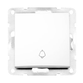 GSC Evolution Pulsador de campana empotrable Iota Blanco