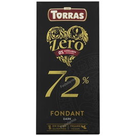 TORRAS Chocolat sans sucre 72 % cacao 100 g