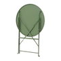 Outdoor Living By Decoris Table et 2 Chaises Pliantes Helsingborg en Acier Vert