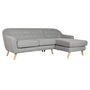 Canapé Home ESPRIT Gris Crème Scandi 226 x 144 x 84 cm