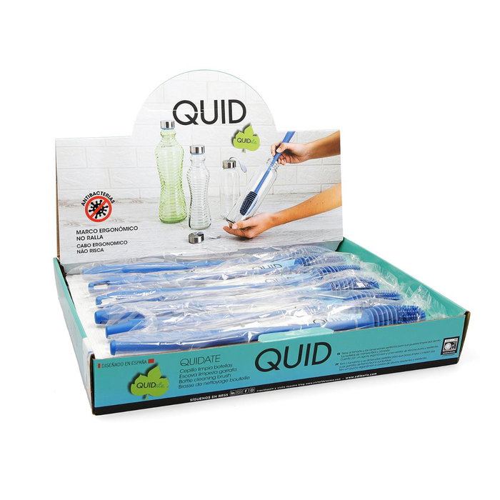 Quid Brosse Nettoyage Bouteille Quidate 33,8 cm Bleu (12 Unités) Plastique Quid Brosse Nettoyage Bouteille Quidate 33,8 cm Bleu (12 Unités) Plastique