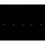 Guirlande d'araignées noires lumineuses de 165 cm