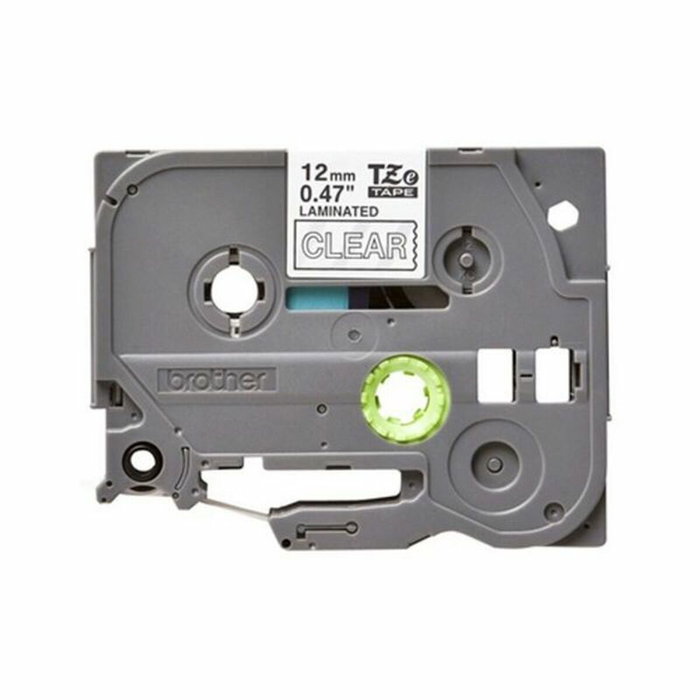 Brother Ruban d'étiqueteuse TZE-135 / TZE135 texte blanc sur fond transparent