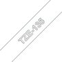 Brother Ruban d'étiqueteuse TZE-135 / TZE135 texte blanc sur fond transparent
