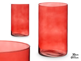 GIFTDECOR Vase Cylindre en Verre Teja