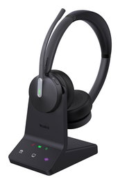 Yealink WH64 Oreillette DECT Bluetooth - Double sans-fil DECT & Bluetooth 5.2, 3 micros MEMS avec réduction de bruit, USB-C, Compatible IP