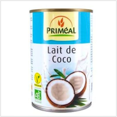 PRIMEAL Lait de coco biologique vegan 400ml PRIMEAL Lait de coco biologique vegan 400ml