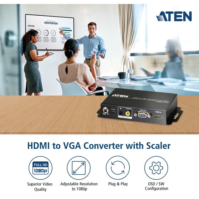 Adaptateur Aten VC812-AT-G