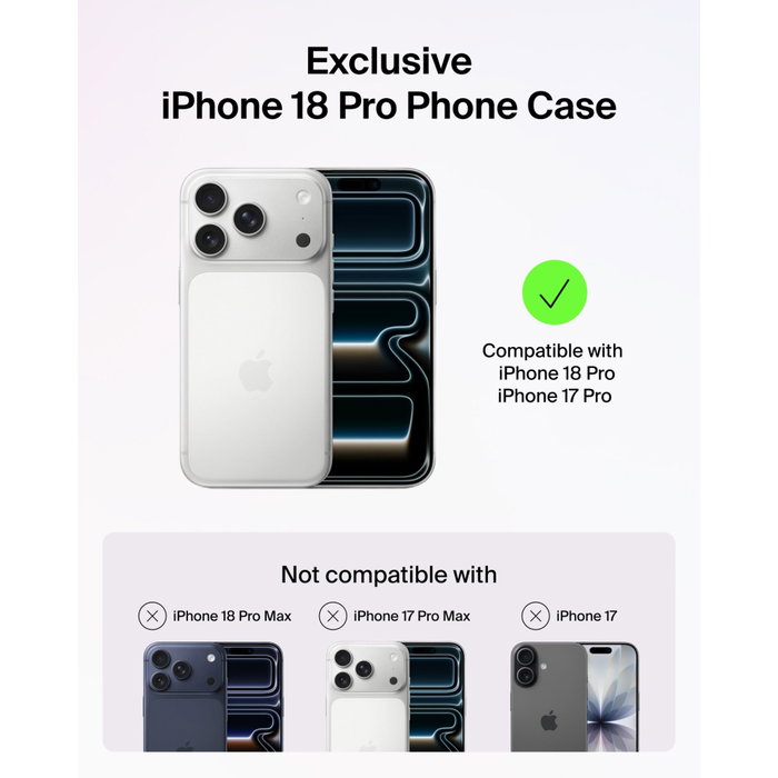 Belkin Grip Case pour iPhone 18 Pro / iPhone 17 Pro, Bourgogne