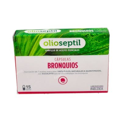 Ineldea Olioseptil Bronquios Complément Alimentaire Capsules Voies Respiratoires Ineldea Olioseptil Bronquios Complément Alimentaire Capsules Voies Respiratoires