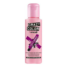 Crazy Color Tinte de Pelo - Colorant Capillaire Semi-Permanent Fantaisie 41 Cyclamen - Dure 10-12 Lavados - Pour Cheveux Clair ou Décoloré - Idéal Changement de Look