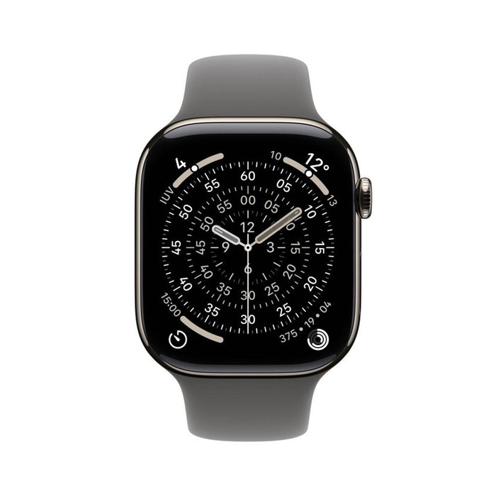 Apple Watch Series 11 GPS + Cellular 46 mm Titanium Natural - Smartwatch avec oxymètre, cardiofréquencemètre et autonomie 38h Apple Watch Series 11 GPS + Cellular 46 mm Titanium Natural - Smartwatch avec oxymètre, cardiofréquencemètre et autonomie 38h