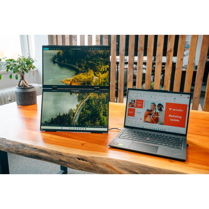 Verbatim Moniteur Portable Double 15,6 pouces Full HD Verbatim Moniteur Portable Double 15,6 pouces Full HD
