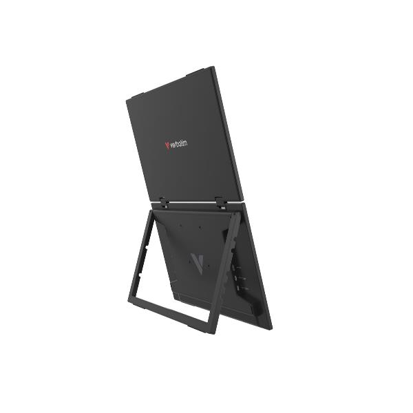 Verbatim Moniteur Portable Double 15,6 Pouces Full HD S-IPS HDMI USB-C Pivotant Haut-parleurs