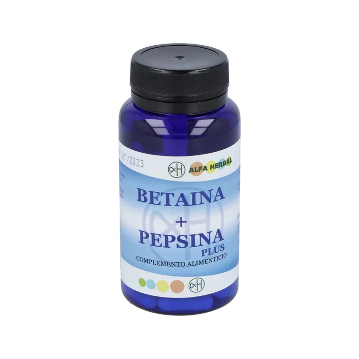 ALFA HERBAL Bétaïne + Pepsine 30 Gélules - Aide au Métabolisme des Protéines et Absorption Nutriments ALFA HERBAL Bétaïne + Pepsine 30 Gélules - Aide au Métabolisme des Protéines et Absorption Nutriments