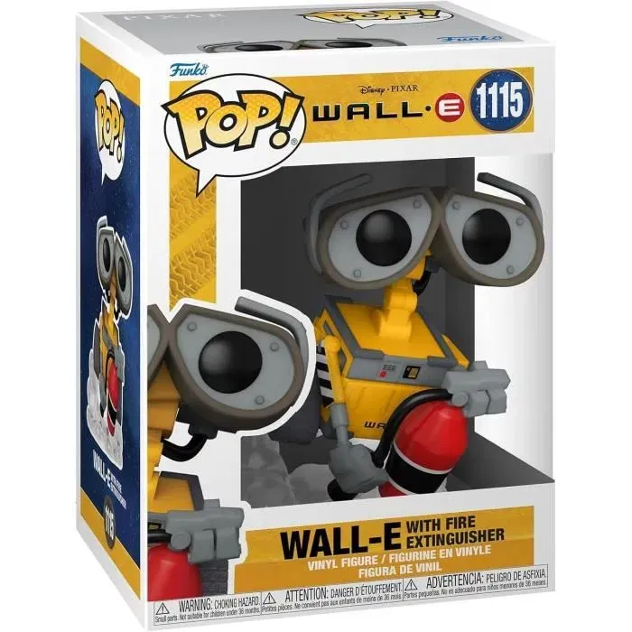 Funko Pop! #1115 - Figurine Disney Pixar Wall-E avec Extincteur - Robot en Vinyle pour Collection Funko Pop! #1115 - Figurine Disney Pixar Wall-E avec Extincteur - Robot en Vinyle pour Collection