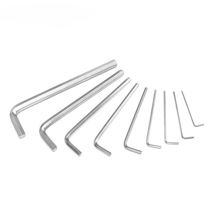 Workpro Jeu de Clés Allen Hexagonal 9 Pièces (1,5 à 10 mm)