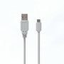 MicroConnect Câble USB A vers USB Micro B, Version 2.0, Gris, 5m