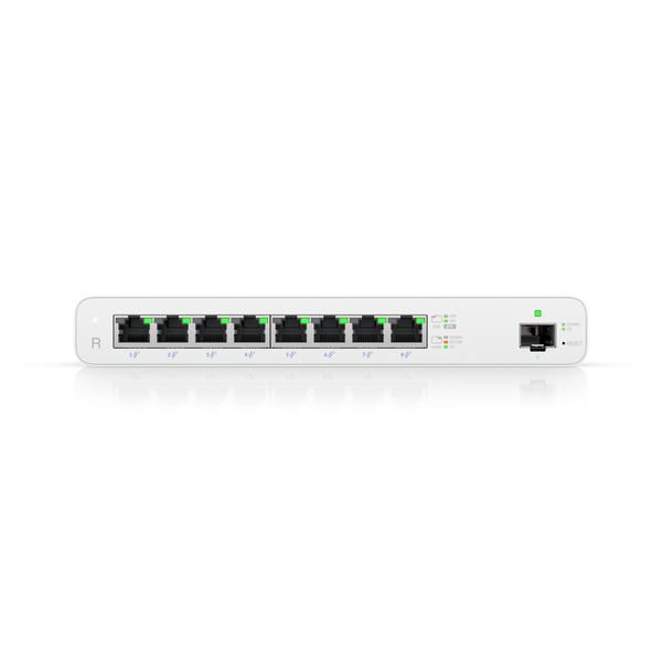 Ubiquiti Router UISP - Routeur PoE Gigabit 8 ports RJ45 + 1 SFP, 110W, pour WISP et MicroPoP, sans ventilateur