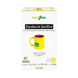 NOVADIET Herbodiet Depuración Hepática 20 filtres