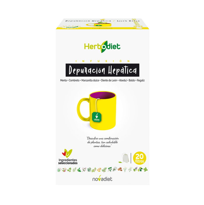 NOVADIET Herbodiet Dépurative Hépatique 20 sachets NOVADIET Herbodiet Dépurative Hépatique 20 sachets
