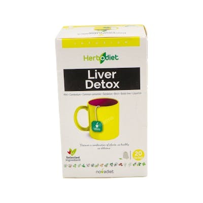 NOVADIET Herbodiet Dépurative Hépatique 20 sachets NOVADIET Herbodiet Dépurative Hépatique 20 sachets