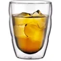 Bodum - Set de 2 verres à double paroi Pilatus, 25 cl - Transparent - En verre borosilicate, maintient les températures, pour cocktails, cafés, soupes