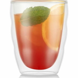 Bodum Pilatus Ensemble de 2 verres à double paroi 250 ml Transparent
