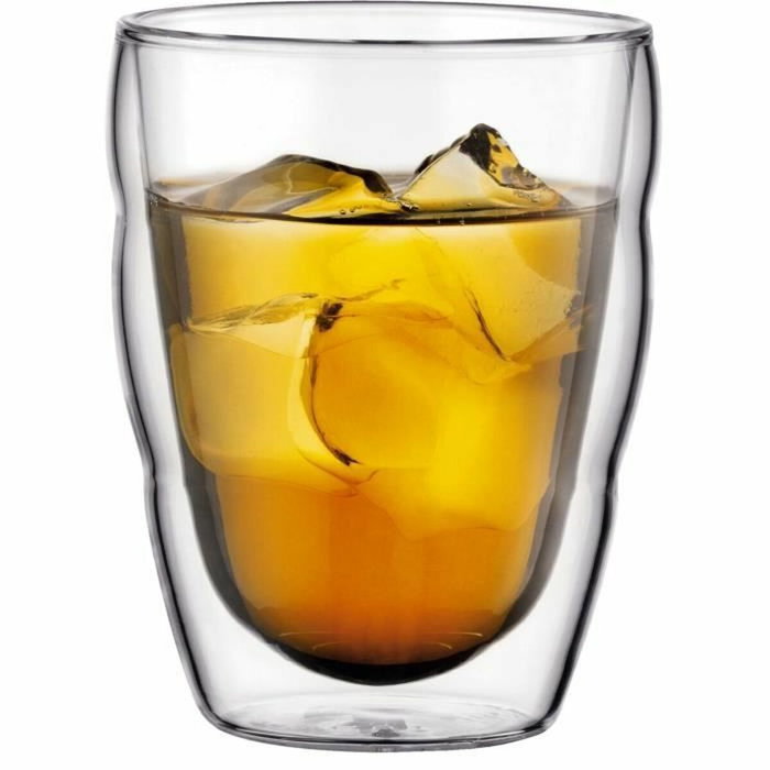 Bodum Pilatus Ensemble de 2 verres à double paroi 250 ml Transparent Bodum Pilatus Ensemble de 2 verres à double paroi 250 ml Transparent