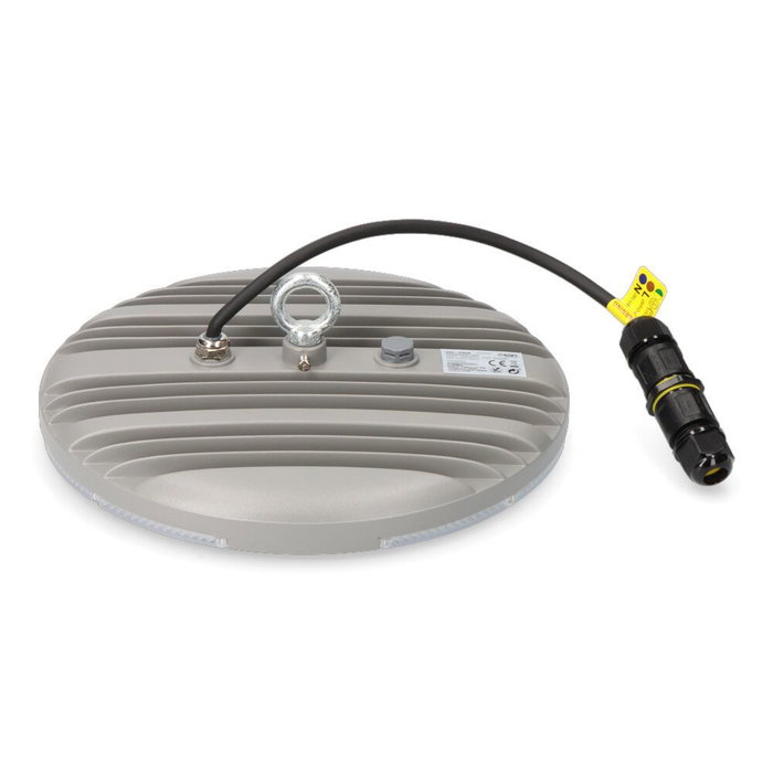 Edm Campana LED 100W 10000lm 6400K Lumière froide IP65 120° Aluminium Ø26 x 4,5cm