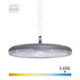 Edm Campana LED 100W 10000lm 6400K Lumière froide IP65 120° Aluminium Ø26 x 4,5cm