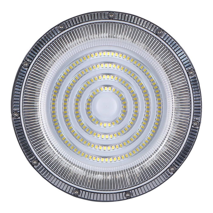 Edm Campana LED 100W 10000lm 6400K Lumière froide IP65 120° Aluminium Ø26 x 4,5cm