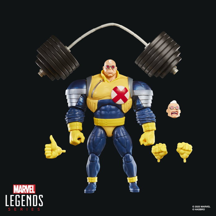 Hasbro Marvel Legends Series X Figurine Strong Guy X-Factor 15 cm articulée avec 7 accessoires