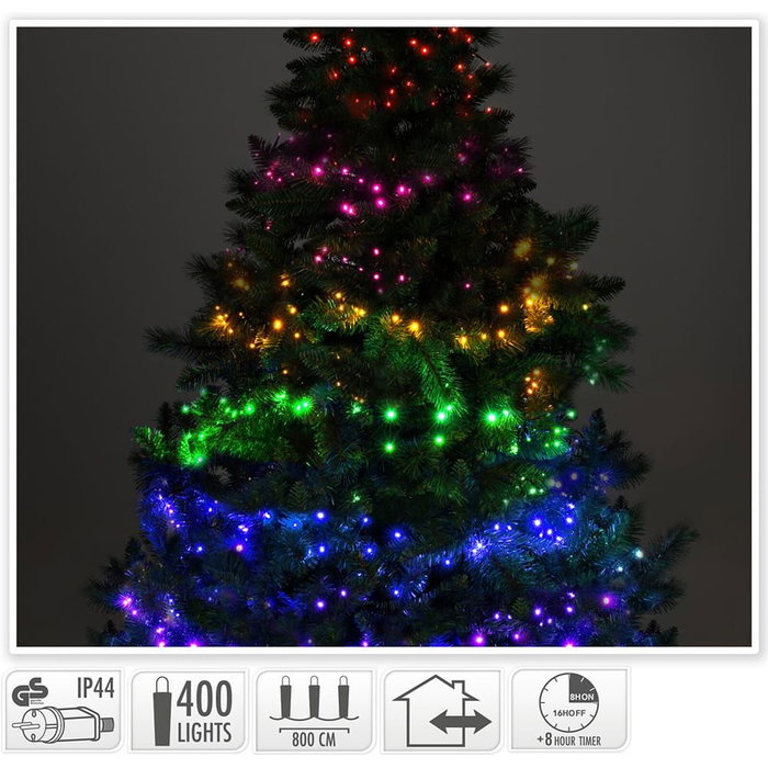 Guirlande lumineuse LED Lifetime 8 m Multicouleur Guirlande lumineuse LED Lifetime 8 m Multicouleur