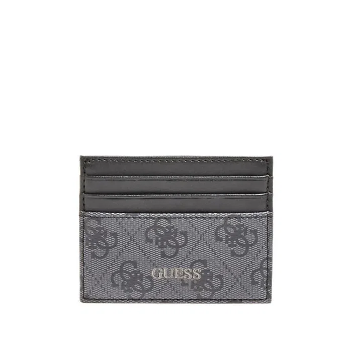 Guess Vezzola Porte-cartes en cuir Noir Guess Vezzola Porte-cartes en cuir Noir