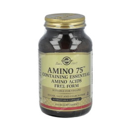 Solgar Amino 75 - Acides aminés équilibrés - Complément alimentaire vegan - 90 gélules végétales