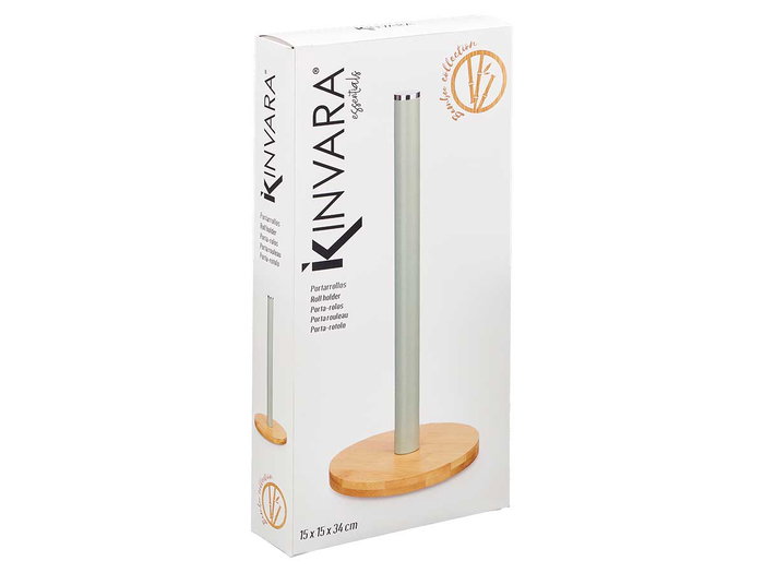 Kinvara Porte-rouleau Bambou Vert Menthe 15 x 34 x 15 cm (Set de 12) Kinvara Porte-rouleau Bambou Vert Menthe 15 x 34 x 15 cm (Set de 12)
