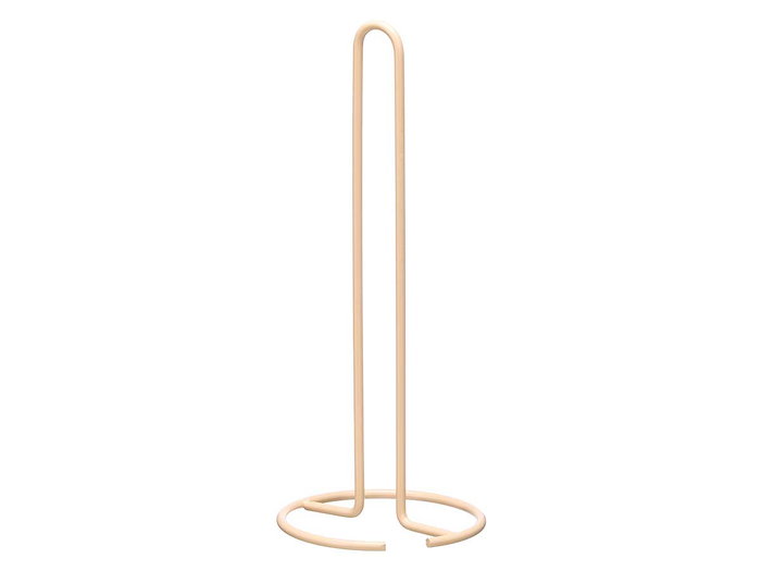 Kinvara Porte-rouleau de papier toilette en acier beige 13x32x13 cm (Set de 24)