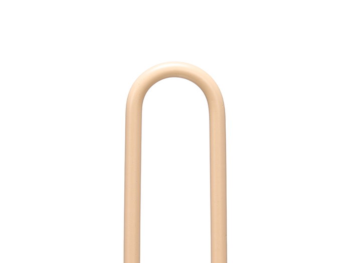 Kinvara Porte-rouleau de papier toilette en acier beige 13x32x13 cm (Set de 24)