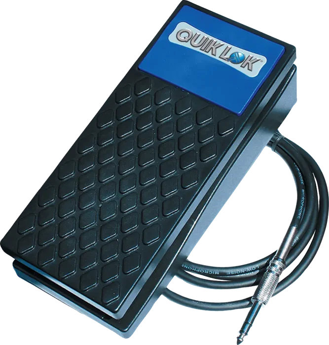 QUIKLOK Pédale de Volume pour Clavier - Jack Stéréo, Câble 1,88 m - Compatible Korg, Roland, Yamaha, Kurzweil, Ensoniq