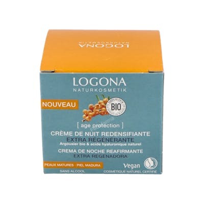 LOGONA AGE PROTECTION crème de nuit extra régénératrice 50ml LOGONA AGE PROTECTION crème de nuit extra régénératrice 50ml
