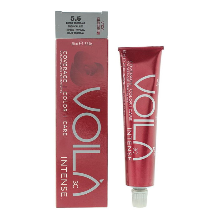 Intercosmo Voila 3C Intense Teinture permanente pour cheveux 5.6 Tropical Red 60 ml
